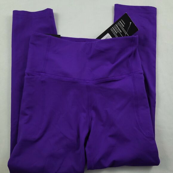 Under Armour Leggings Womens Size XS Blue Cropped Pockets Moisture Wicking - Picture 6 of 8